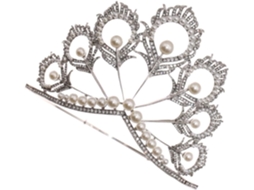 Coroa De Casamento, Tiara Elegante E Faixa De Cabelo Para Noiva, Acessório Perfeito Para Festas E Eventos.
