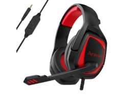 Auscultadores Gaming ZRUXE Mh602 com Microfone, Drivers 50mm e Som Envolvente para PC e Consolas