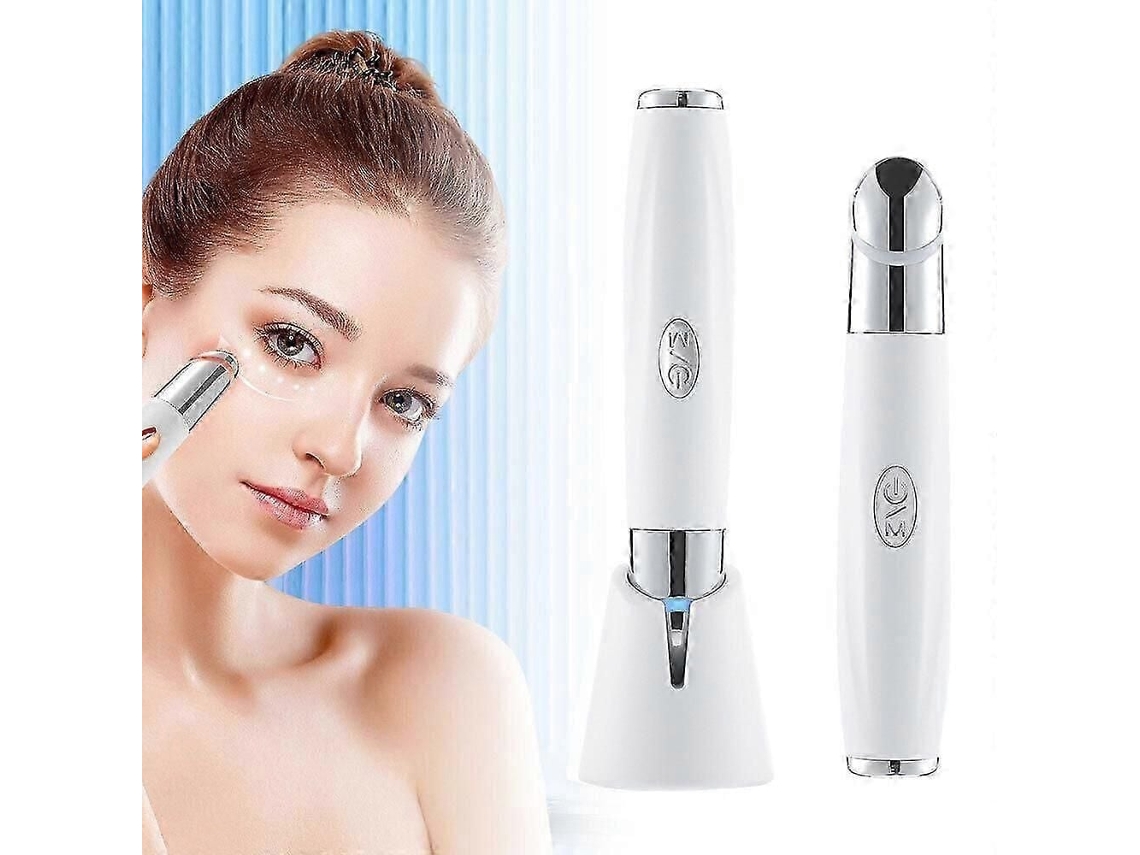 Massageador Facial e Ocular Elétrico Vibratório, Dispositivo Antienvelhecimento para Lifting Redução de Rugas. GOKOCO