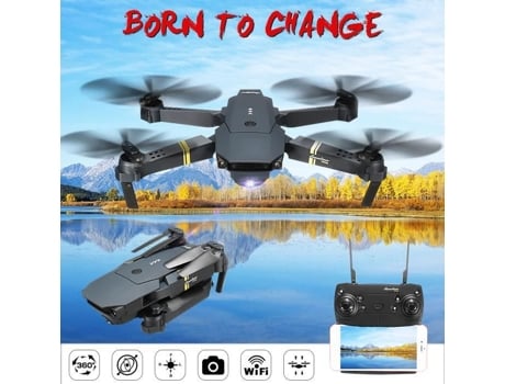 Drone Eachine E58 Câmera 2mp 720p 2 Baterias Braços Dobráveis Modo De Manutenção De Altitude