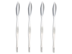 Garfos De Aço Inoxidável 15 Cm Prata