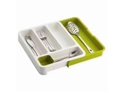 Lurelia Porta-talheres, Ajustável, Para Gaveta De Cozinha, 36 X 28 X 5,5 Cm, Branco