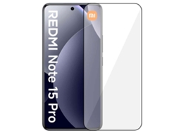 Película De Vidro Temperado Completa Preto Para Xiaomi Redmi Note 15 Pro 4g