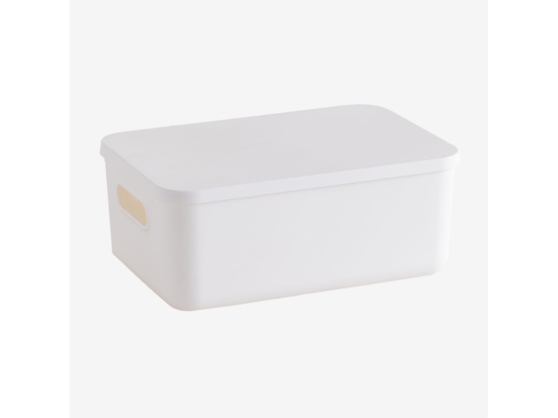 Sklum Caixa Organizadora De Polipropileno Yure Polipropileno Branco         ↑12 Cm