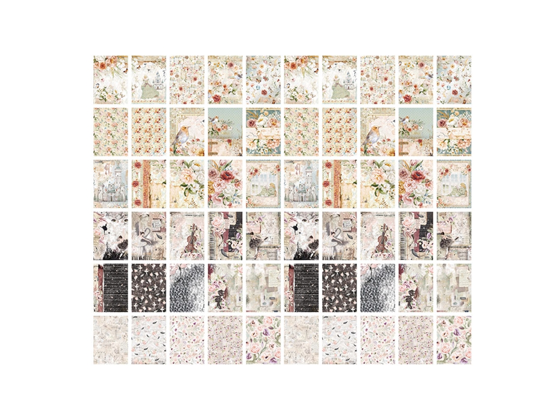 60 Tarjetas De Ballet Decorativas Con Sobre Diseño Retro Para Boda Cumpleaños