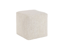 Repousa Pés Home Esprit Bege Boho 45 X 45 X 45 Cm