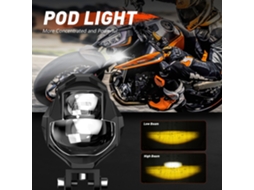 Farol de motocicleta LED Type A-novsight A500-wl13-3 3500lm 45w Luz branca