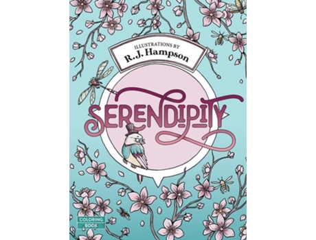 Livro Serendipity Coloring Book de R J Hampson (Inglês - Capa Dura)