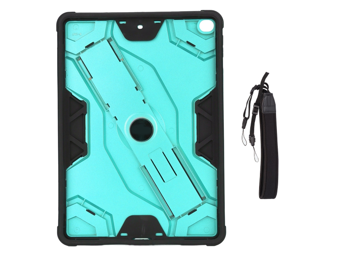 2026zentro-capa Para Tablet Ios 9.7 Polegadas 2018/2017 Ultra Fina Anti-queda Tpu Com Alça Regulável Turquesa