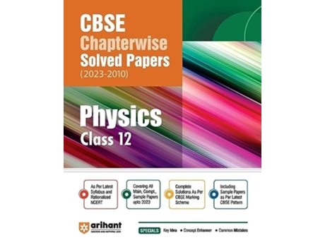 Livro CBSE CHAPTERWISE SOLVED PAPER PHYSICS CLASS 12th de Sk Singh e Punya Pratap (Inglês)