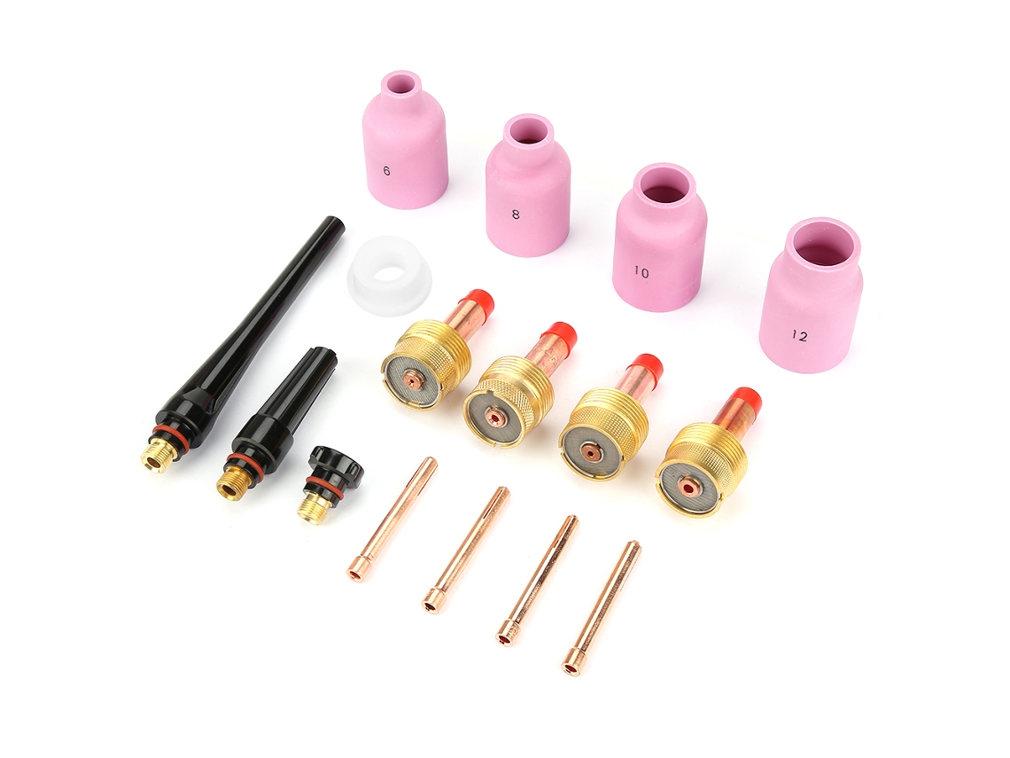Kit De Consumíveis E Acessórios Para Torches Tig Laxiscreed Wp 17, 18, 26
