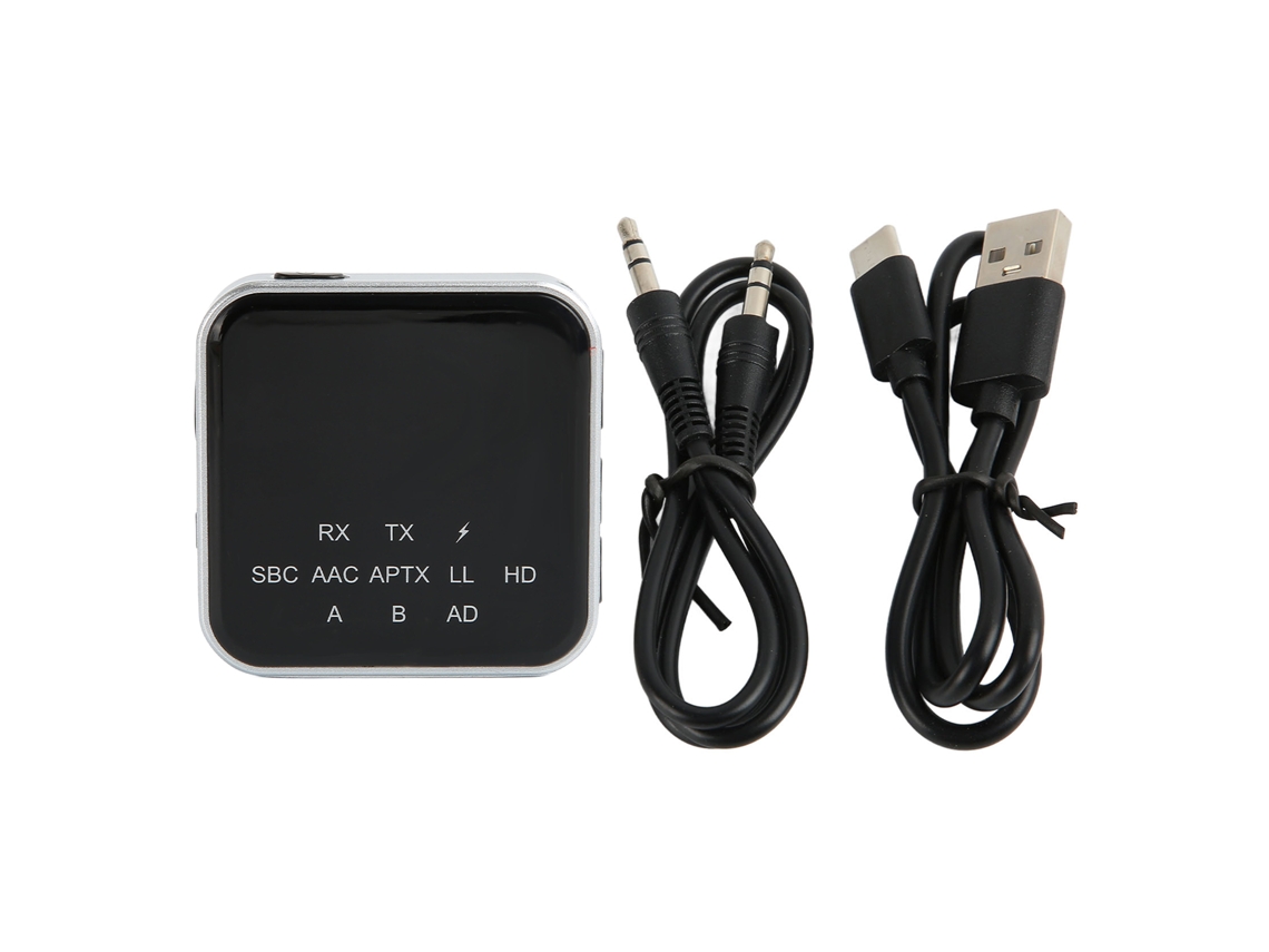 Transmissor Receptor Bluetooth 5.2 2 em 1 com Interface Aux 3.5mm Mali