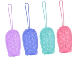 Lurelia Kit De 4 Escovas De Banho Para Bebé De Cuidado Corporal, Cerdas Macias, Massagem Suave E Portátil