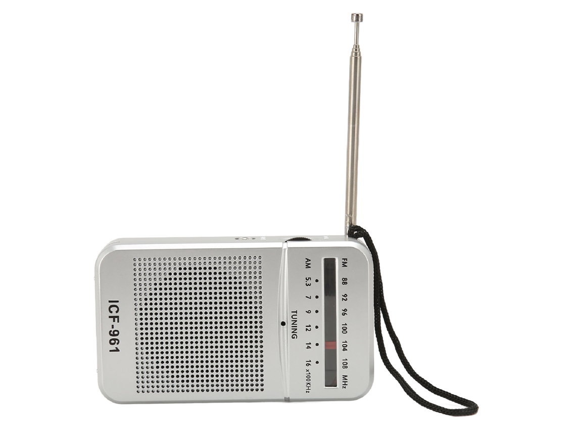 Rádio Am Fm Profissional com Mp3 Wma Wav Mini Vintage para Viagens e Casa Mali