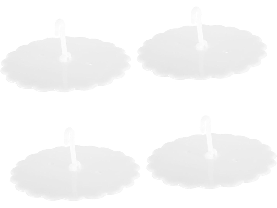 Conjunto De 4-ganchos Adesivos Para Dossel, Cortina De Cama, Gancho De Teto Para Dossel, Suporte Adesivo Para Dossel De
