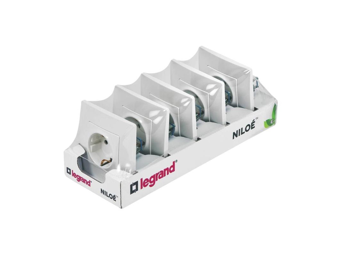 Base enchufe nl 2p-t monobloc  pack 5