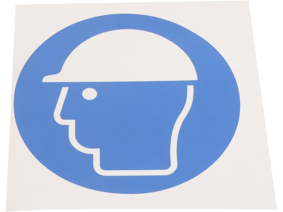 Adesivo De Segurança De Alta Visibilidade Para Capacete Azul | Pp, Papel