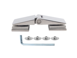 Hinge De Porta De Vidro Biselado Duplex Bainha Aço Inoxidável