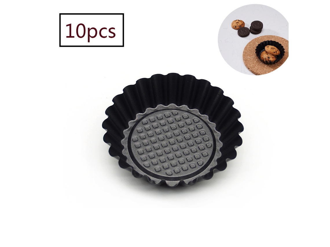Conjunto De 10 Forminhas Para Mini Tarteletes De 11 Cm.