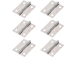 Conjunto De 10 Dobradiças 1 Polegada Em Aço Inoxidável 304 Com 4