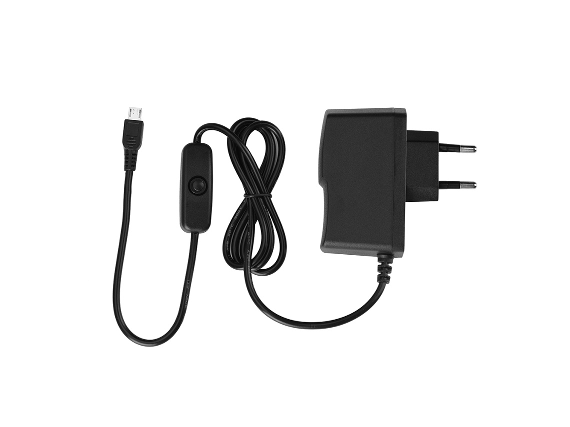 Adaptador De Energia Com Botão De Interruptor Para Raspberry Pi 5v 2.5a