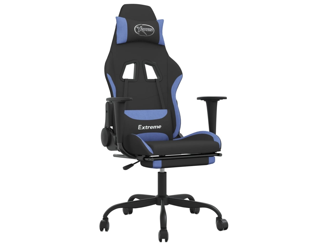 Gaming Chair, Gaming Chairs Vidaxl Azul Tecido