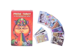 Mali baralho de Tarot Pride Oracle 78 Cartas Papel Verniz Divinação Misticismo Presente