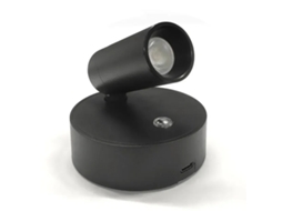 (preto) Luminária Noturna Led Recarregável Via Usb Com Fecho Magnético E Interruptor De Toque, Luminária De Parede Com Intensidade Regulável