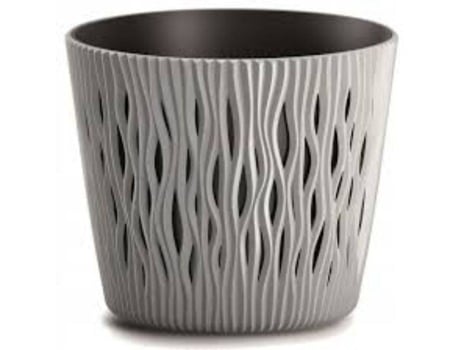 Vaso  Sandy Round (Cinzento - 18.9 x 18.9 x 16.5 cm)