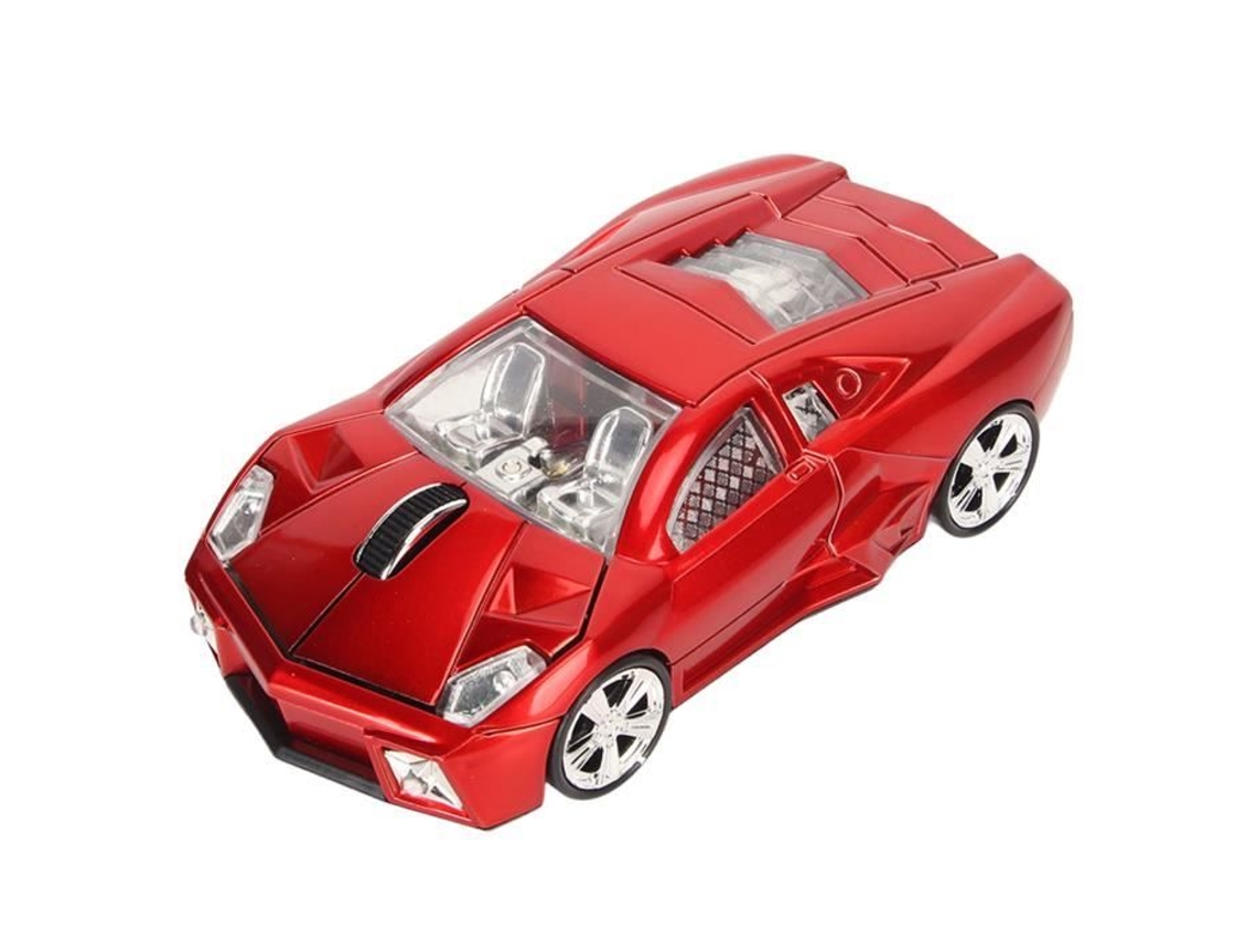 HURRISE Wire Mouse Sports Car Shape Wire Computer Mouse Mouse Óptico para Jogos de Computador