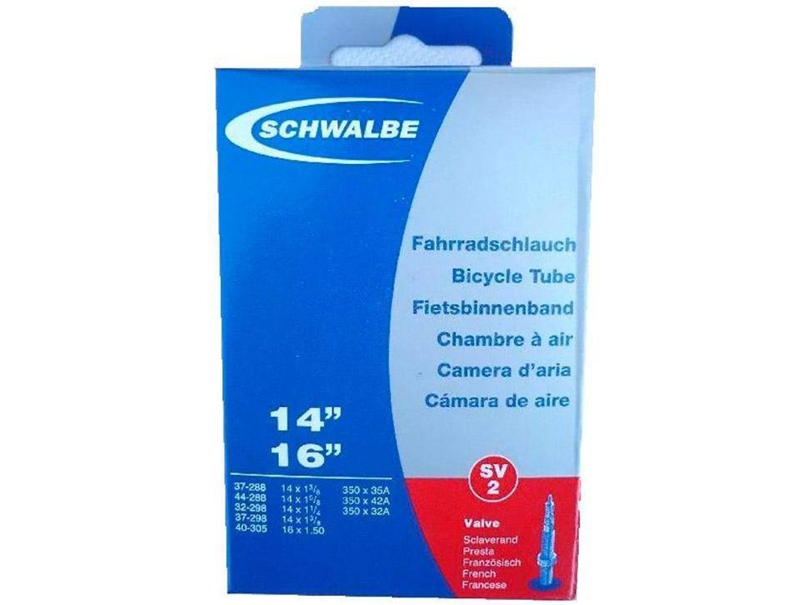 Câmaras de ar SCHWALBE 350 A / 14 X 1 3/8 Presta (14´´)