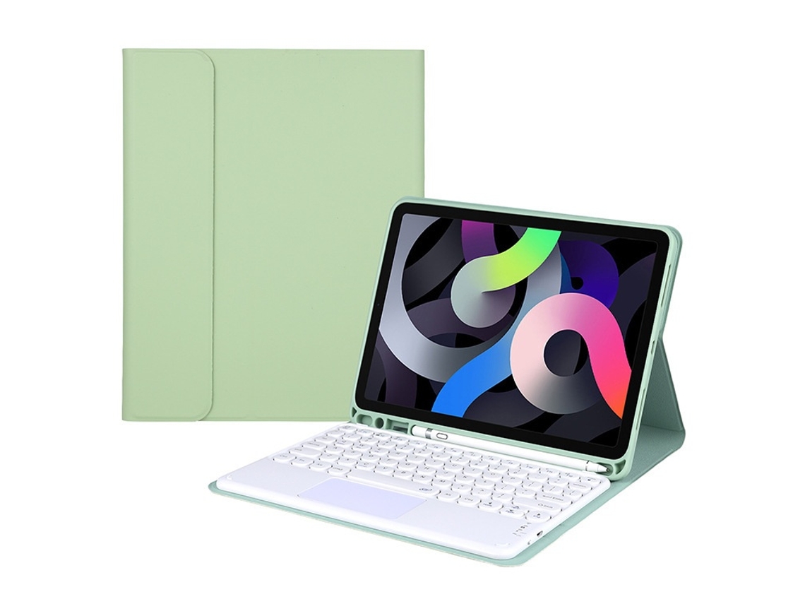Lurelia Capa Com Teclado Bluetooth Para Ipad 9.7/2018/2017 Com Tampa Redonda