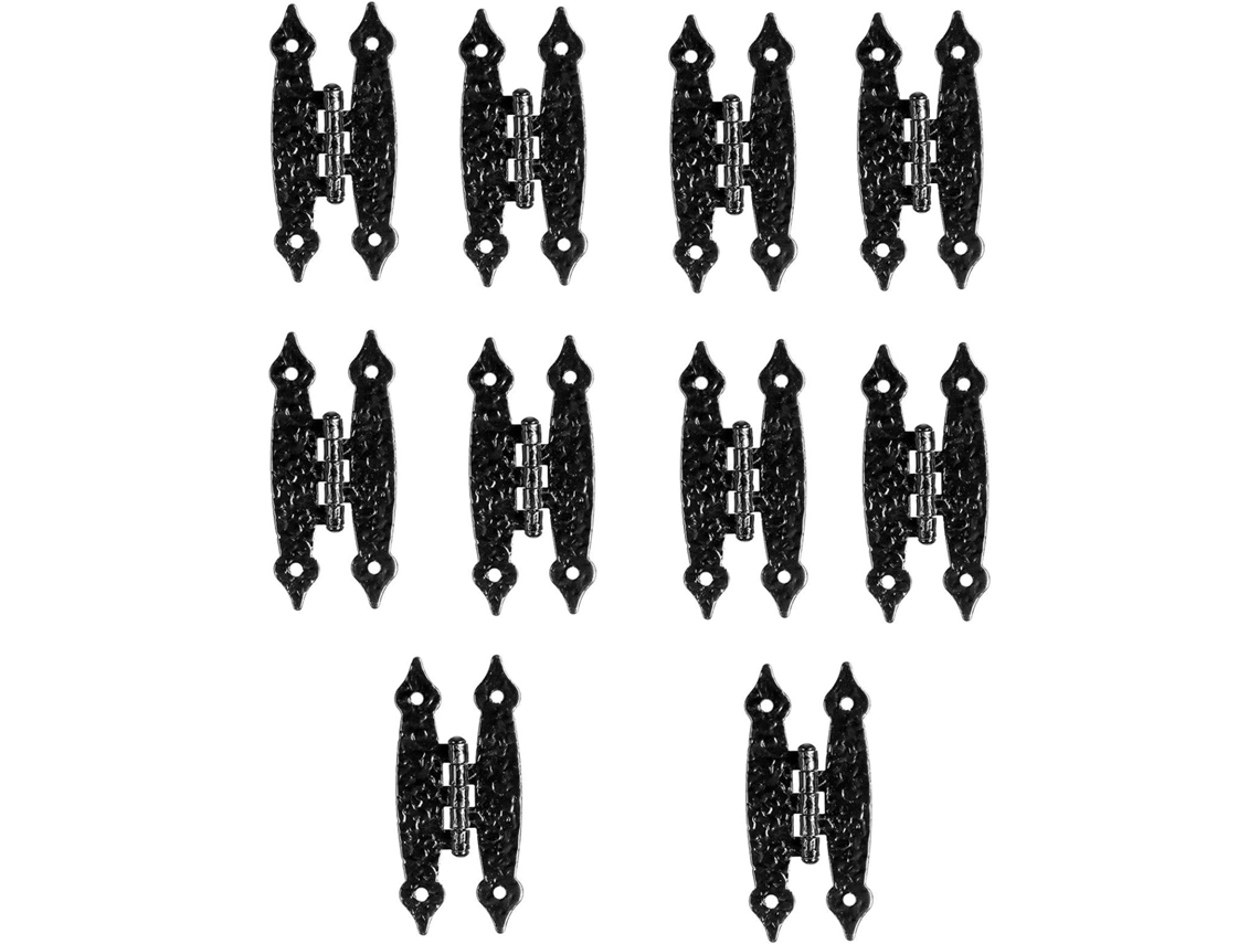 Conjunto De 10 Dobradiças Em Formato H Para Armários, Fechos De Madeira Para Caixas, Estilo Vintage, Para Portas, Malas