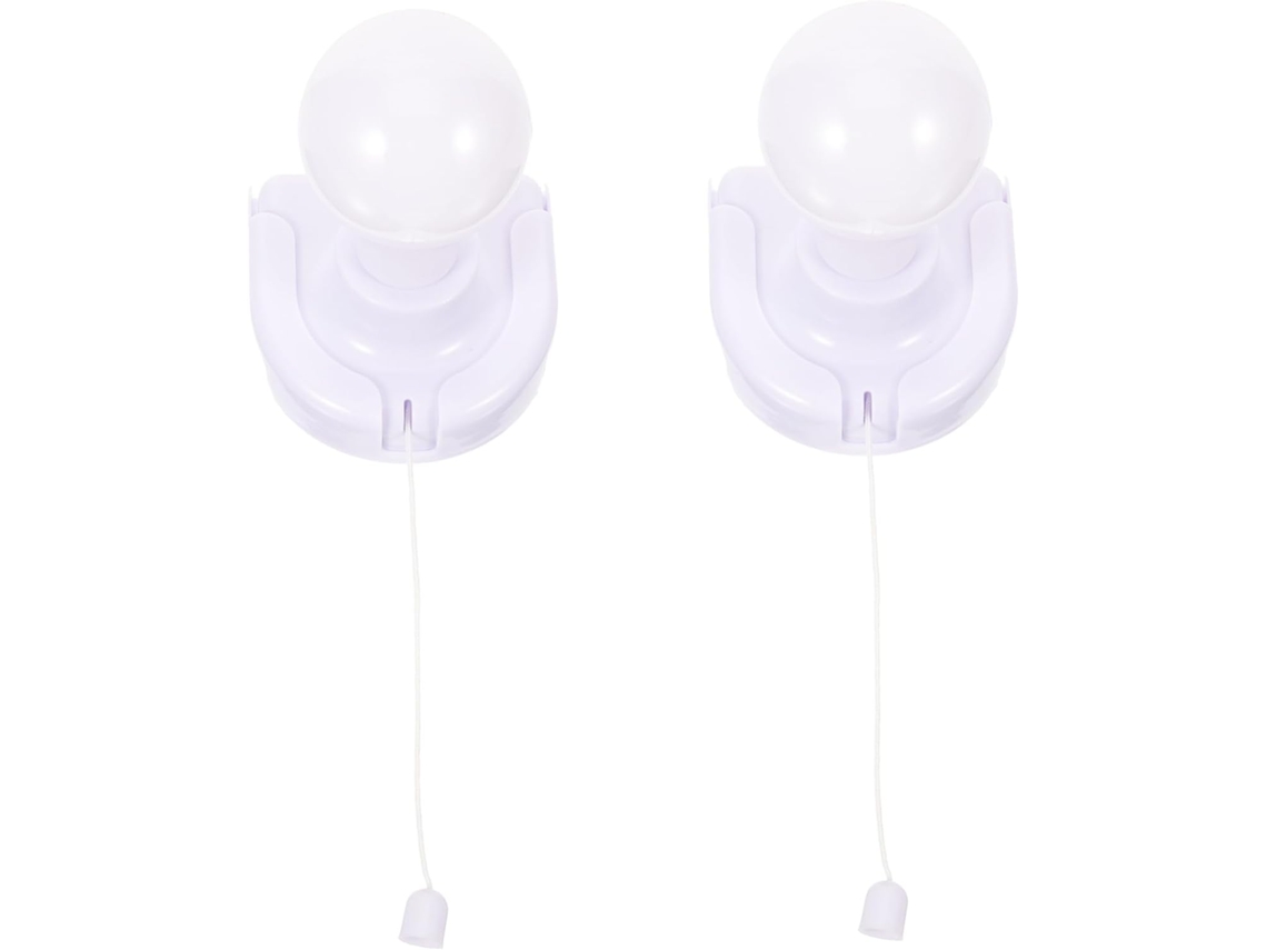 Luminária De Gaveta Led De 2 Peças, Luminária De Parede Led Com Cordão, Luz Noturna Para Armários, Branca