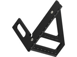 Esquadro De Carpinteiro Com Transferidor, Régua Triangular De Alumínio Para Esquadrias, Design De Medição Multiangular
