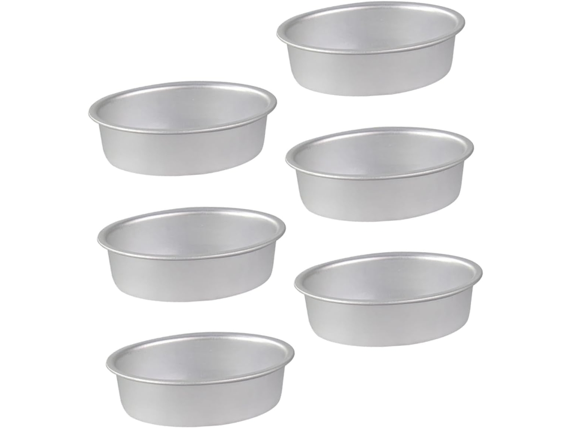 Formas Para Muffins E Cupcakes, 6 Unidades, Para Doces E Sobremesas
