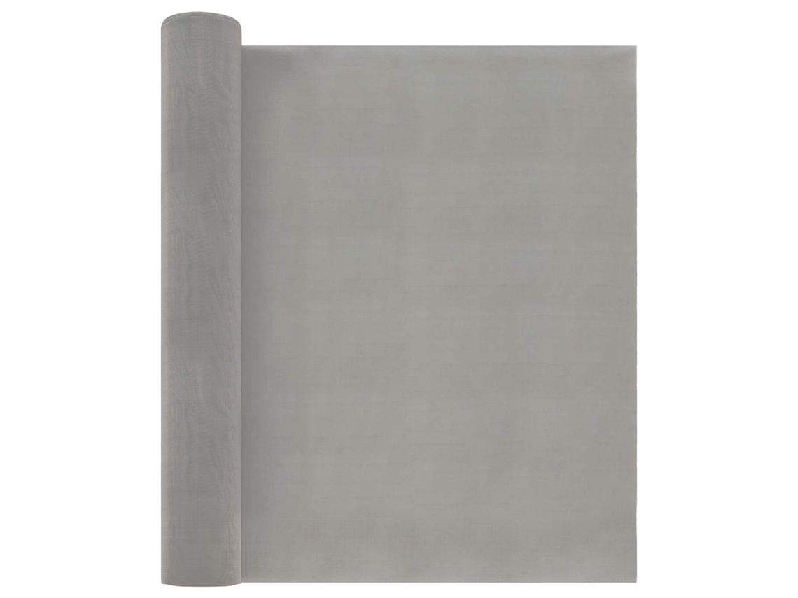 Vidaxl Tela De Malha 40 X 1000 Cm 120 Mesh Aço Inoxidável 201 Prateado