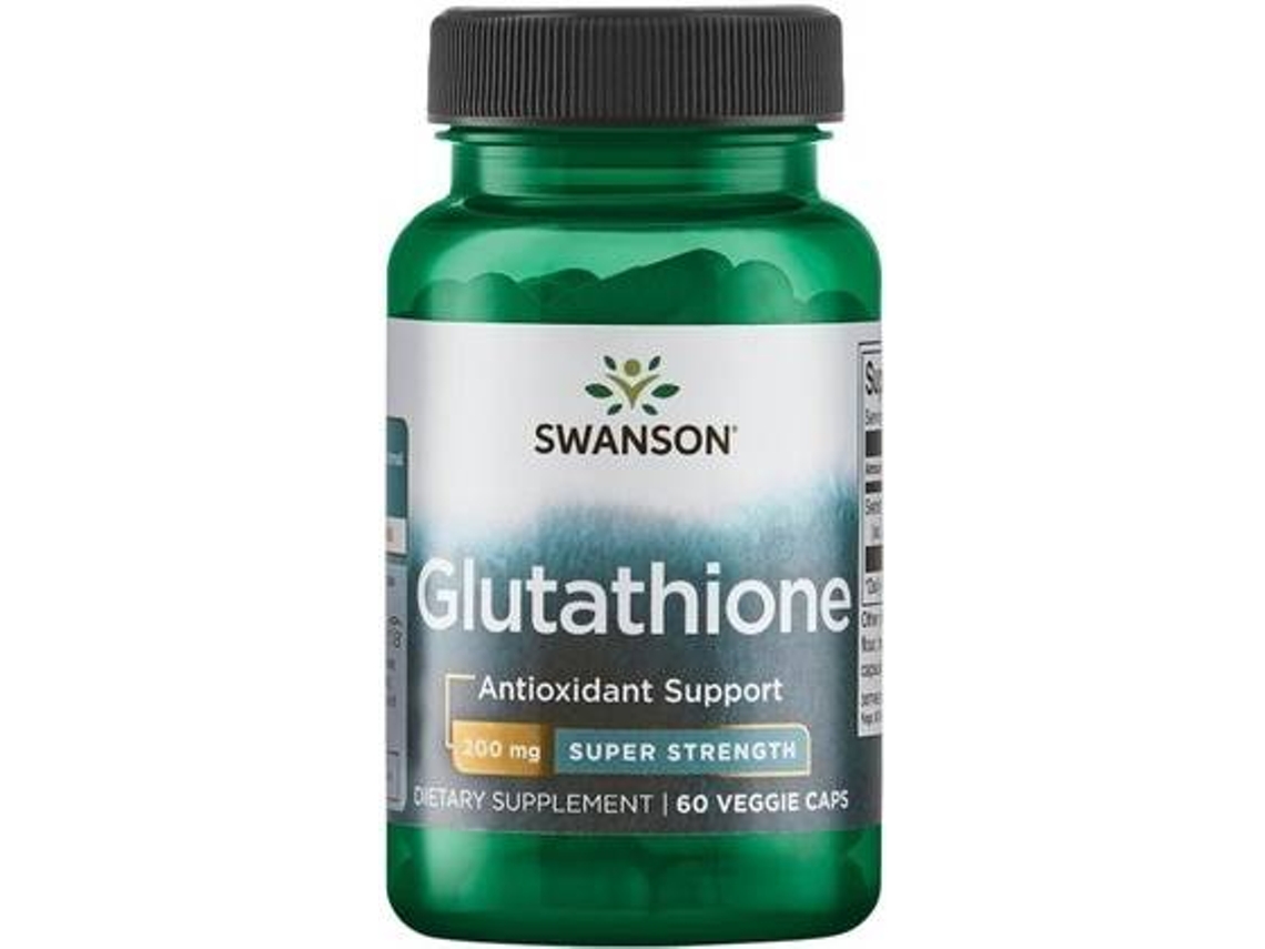 Suplemento Alimentar SWANSON Ultra Glutationa - Super Força (60 cápsulas vegetais de 200mg)