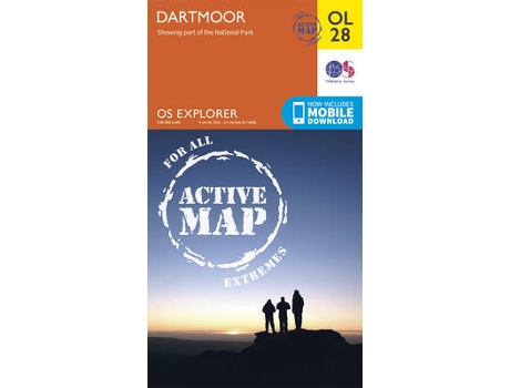 Livro dartmoor de ordnance survey (inglês)
