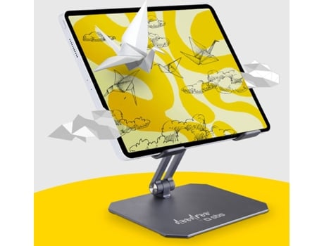 Suporte Para Tablet, Ipad E Leitor Eletrônico Doodroo Stand Dobrável E Ajustável Em Metal Onyx Boox