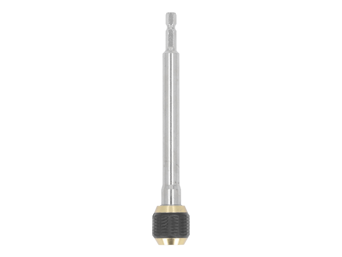 Haste de extensão de 150 mm, cabo longo, encaixe hexagonal de 1/4", com ímã, liberação rápida, suporte para bits de chave de fenda