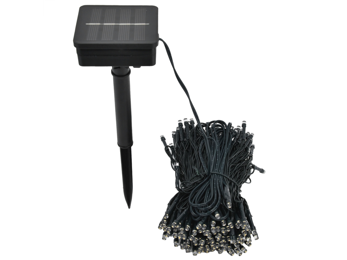 Cadeia de Luzes Solares 200LEDs IP45 Jardim Exterior