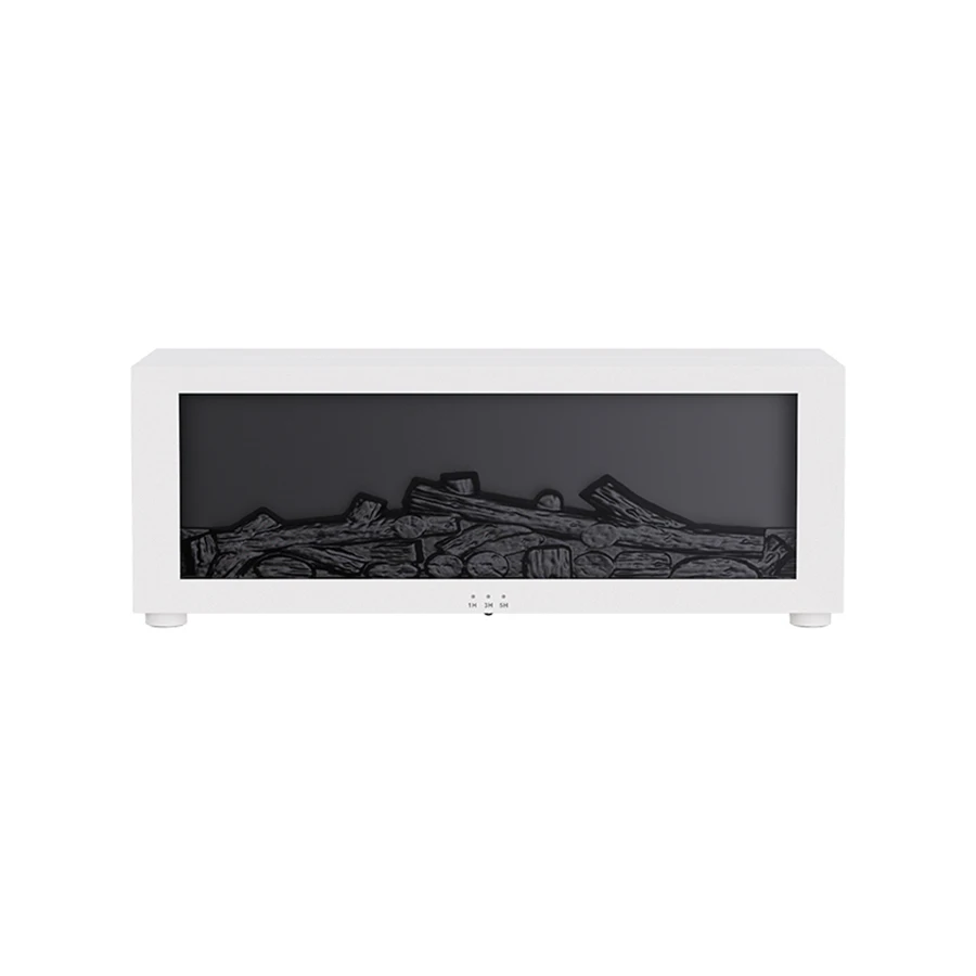 Umidificador de Aromas MDUG com Chama Branca, Efeito de Lareira em 7 Cores, 3 Temporizadores e Controle remoto USB silencioso
