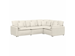 Modular Sofa, Modular Sofas Vidaxl Creme Veludo