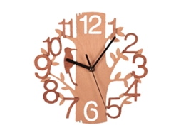 2026 reloj de Parede de Madeira 8.7 Polegadas de Diâmetro Branco Ultra Silencioso para Cozinha e Escritório