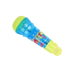 Crianças Eco Microfone Eco Físico Multicolor Karaoke Brinquedo Plástico Instrumento Musical Sem Fio Brinquedos Azul