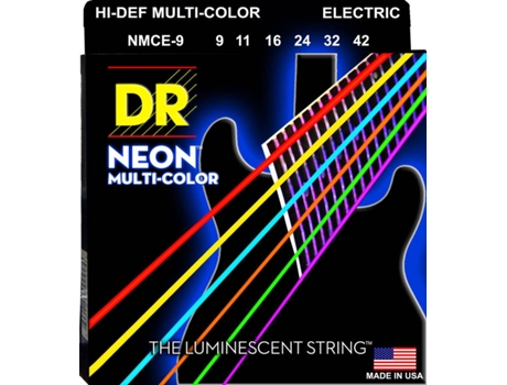 Jogo de Cordas Guitarra Elétrica DR MCE-9 (.009 - .011 - .016 - .024 - .032 - .042 - Níquel)
