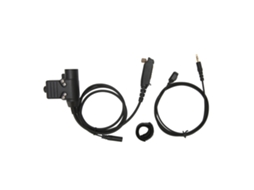 Aetheria adaptador Ptt U94 com Microfone de Dedo para Fones de Ouvido Sepura Stp8000 Stp8030 Stp8035 Stp8038 Stp8040 Stp8080