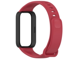 Silicone Replacement Strap para Xiaomi Mi Band 9 Active / Redmi Band 3 Vermelho HEXINYIGJLY