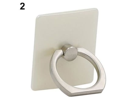 Suporte De Suporte De Suporte Colante De Anel De 360 Graus Para Iphone Samsung Ipad Tablet Branco Bluelans